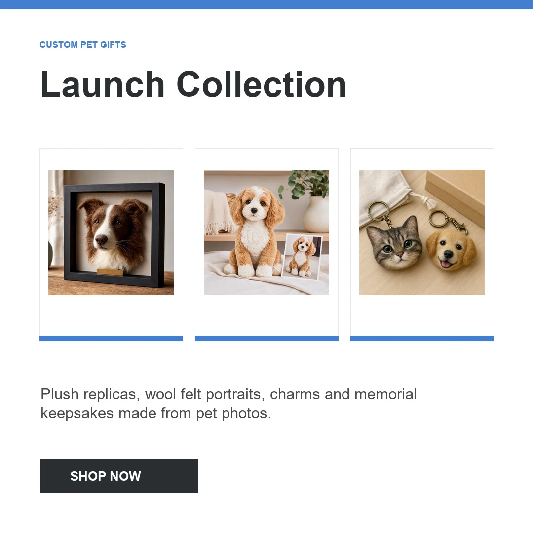 Dog mom gifts and cat mom gifts made from custom pet photos