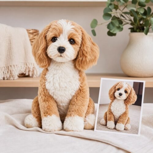 Custom Dog Plush From Photo Product Image