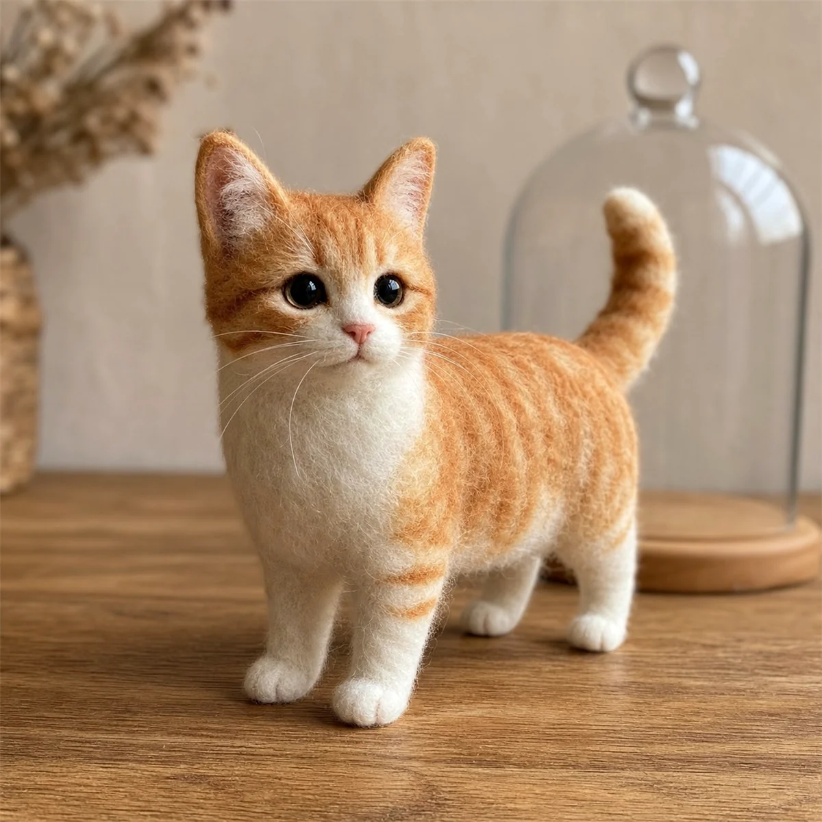 Custom Needle Felted Mini Pet Sculpture Product Image